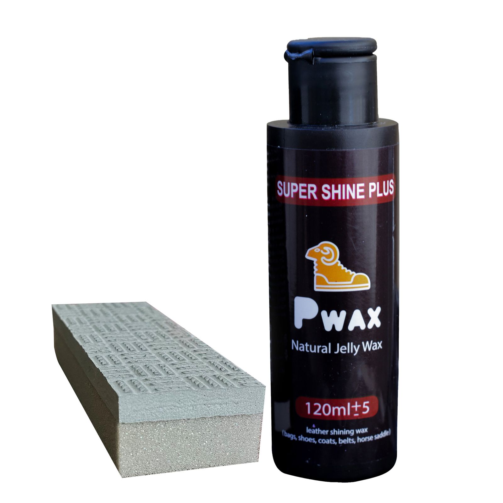 واکس براق کننده کفش پی واکس مدل pwax5plus به همراه اسفنج -  - 1