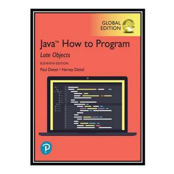 قیمت و خرید کتاب Java How to Program, Late Objects, Global Edition اثر ...