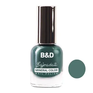 لاک براق ناخن بی اند دی شماره S414 رنگ سبز