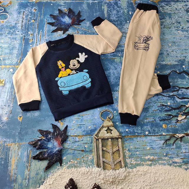 ست سویشرت و شلوار پسرانه مدل JK477