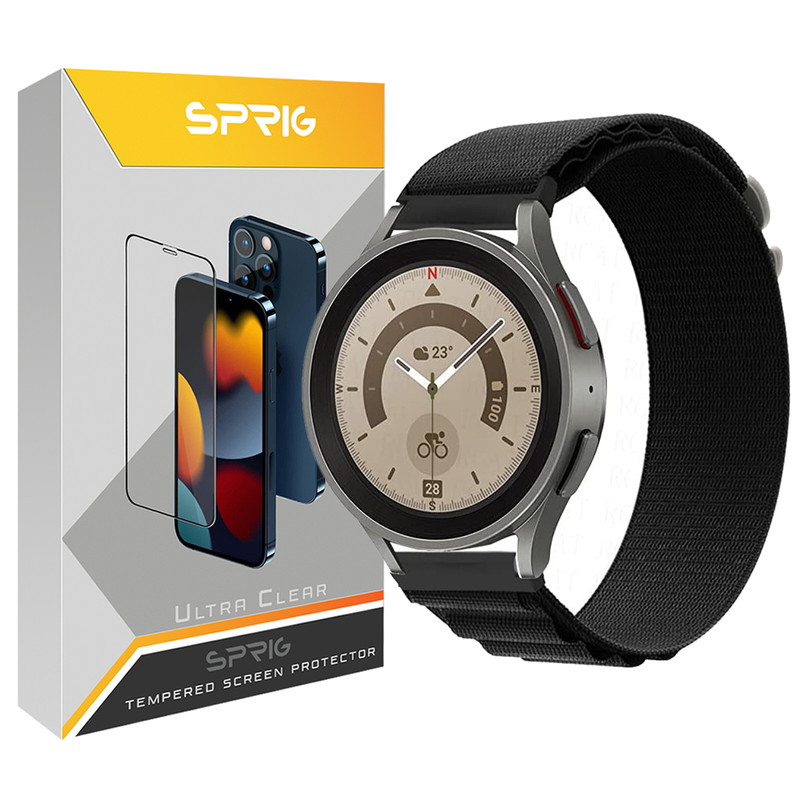 بند اسپریگ مدل Alpine مناسب برای ساعت هوشمند سامسونگ Galaxy Watch 5 pro 45mm