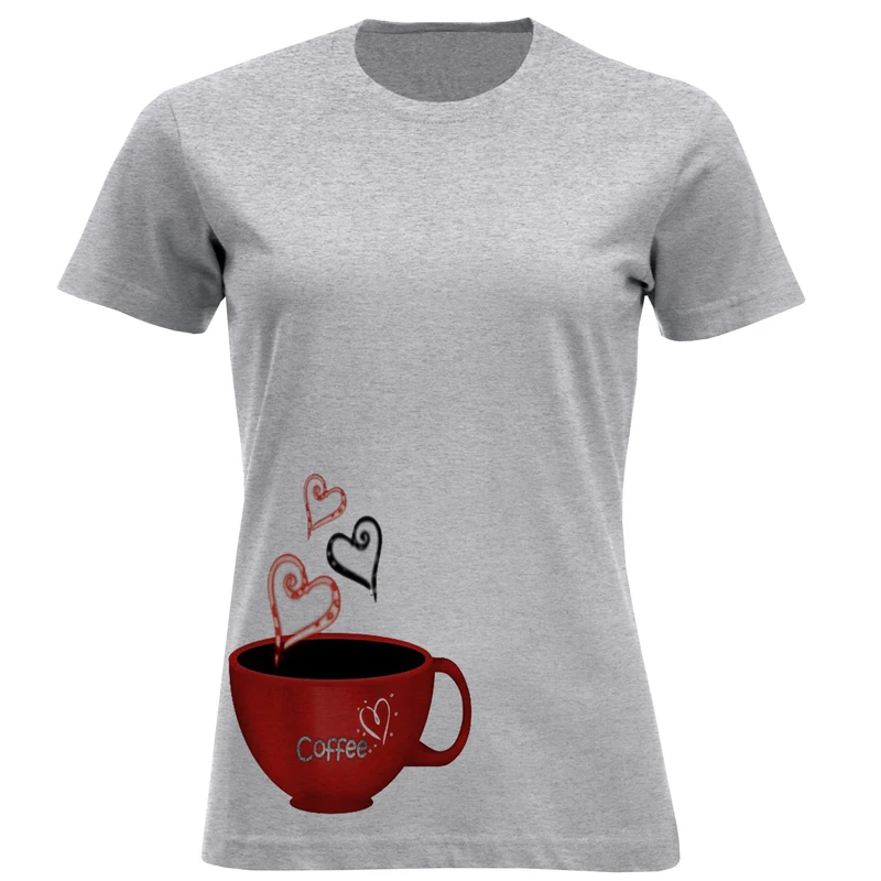 تی شرت آستین کوتاه زنانه مدل استکان کد A17