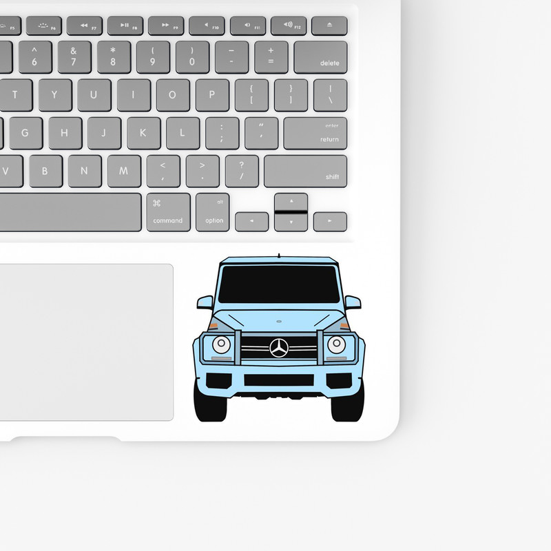 استیکر لپ تاپ و موبایل بووم طرح ماشین مدل Benz G class کد UV012