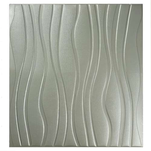 دیوارپوش مدل فومی پشت چسب دار طرح موج بسته 5 عددی 