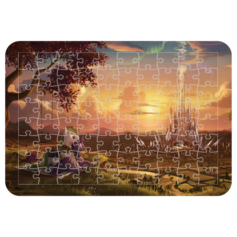 پازل 54 تکه مدل CHB1500 طرح انیمیشن یونیکورن پونی
