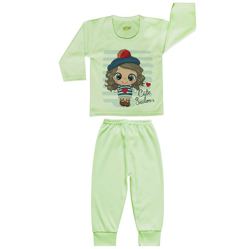 ست تی شرت و شلوار نوزادی کارانس مدل SBSG-3171