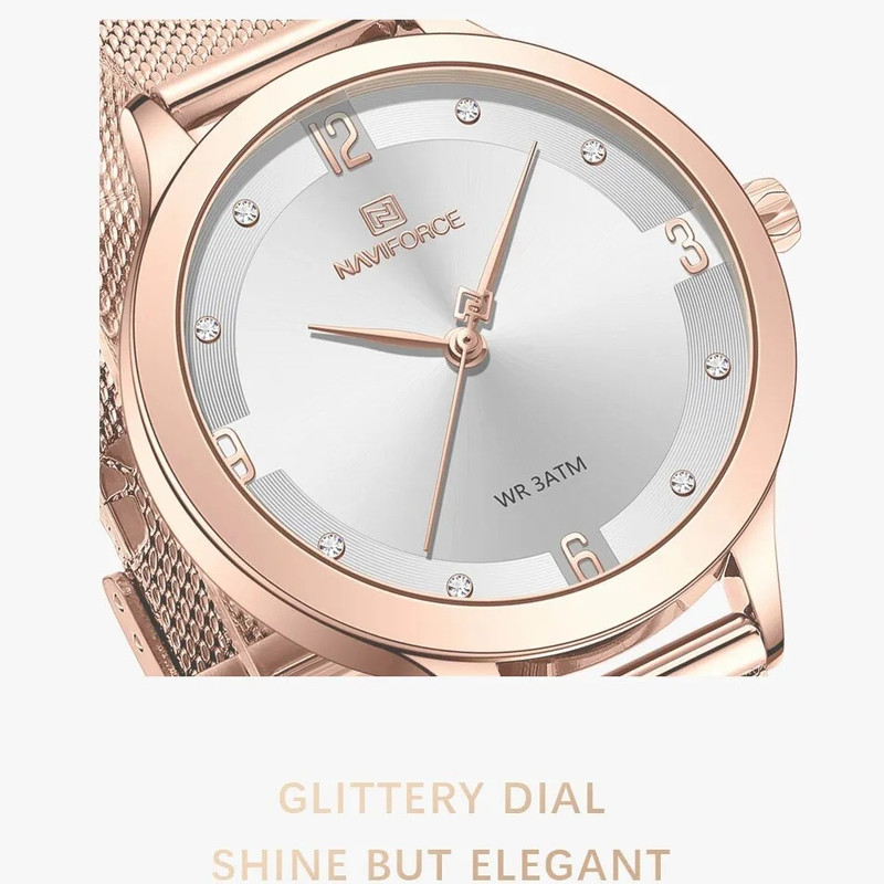 ساعت مچی عقربه ای زنانه نیوی فورس مدل NF5023