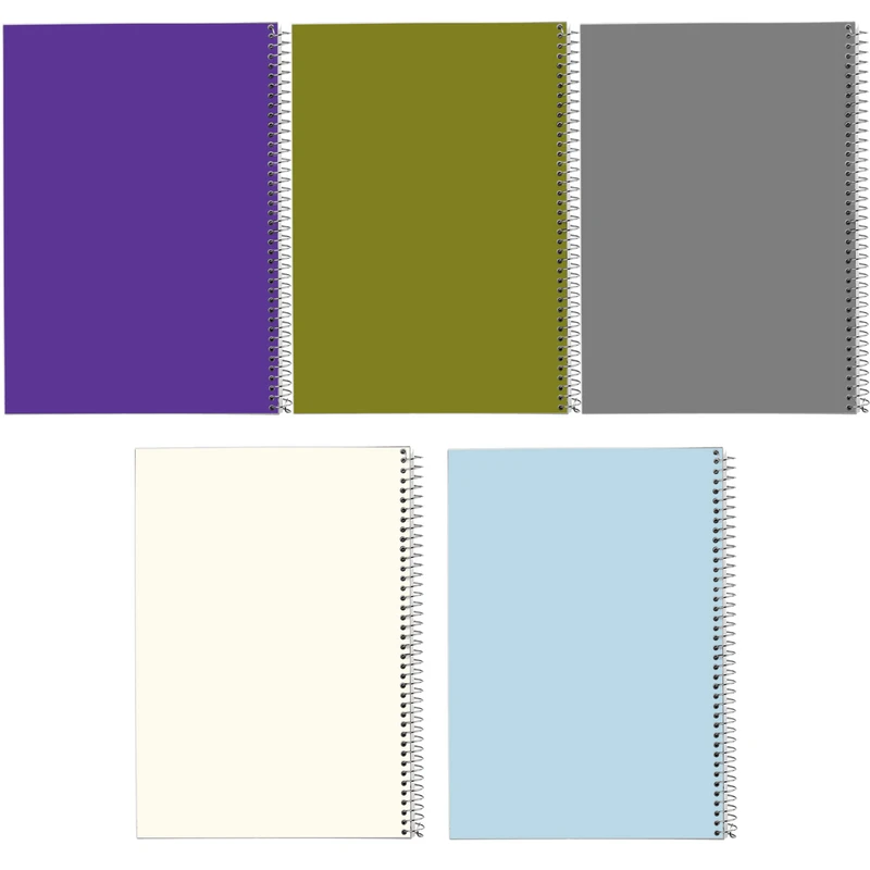 دفتر مشق 50 برگ مدوپد طرح ساده کد BD10061 مجموعه 5 عددی