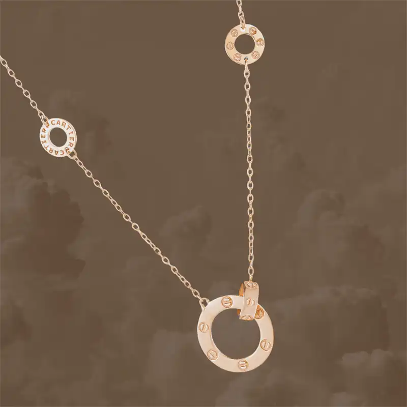 گردنبند طلا 18 عیار زنانه مدل DNTC20-28d