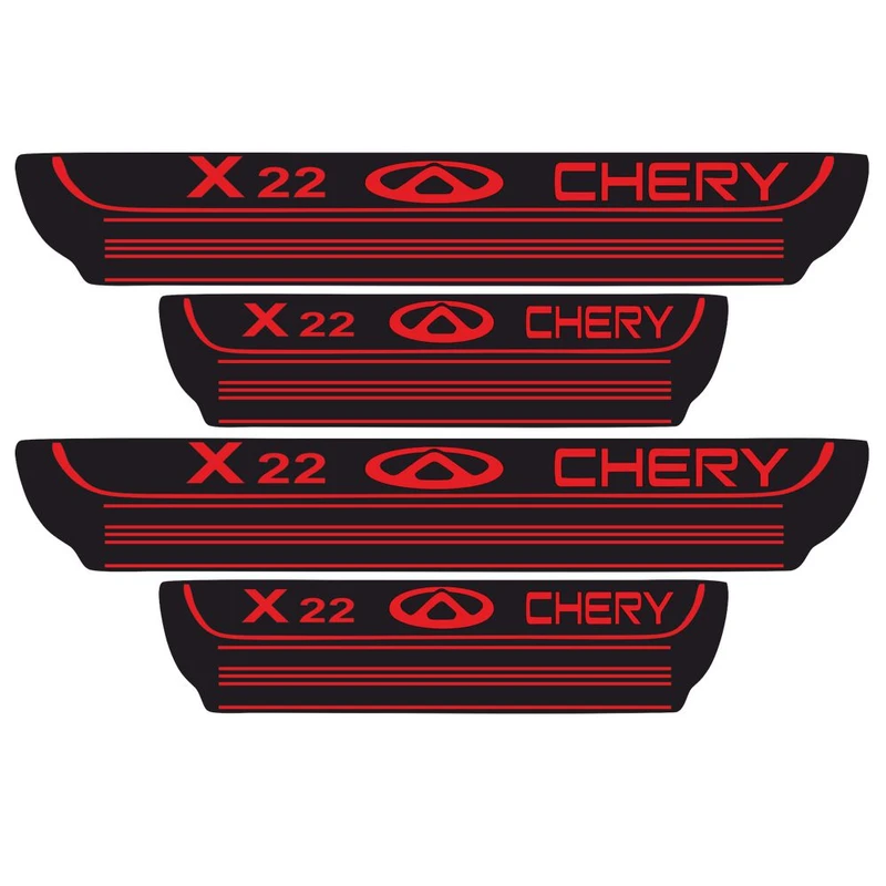   برچسب بدنه خودرو اسپرت غدیر مدل CH RE YA59 A59مناسب برای x22بسته 4 عددی