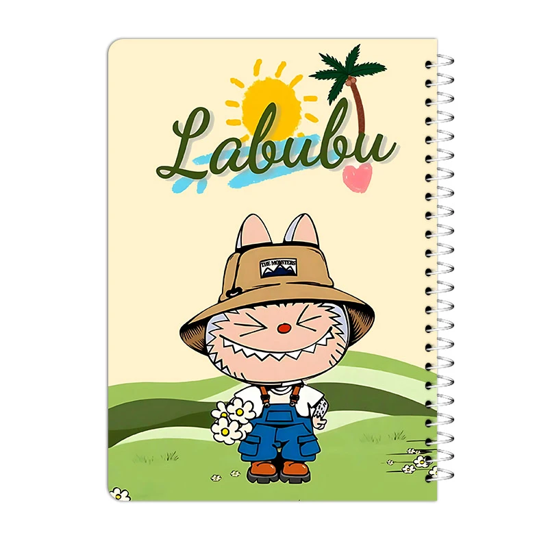 دفتر مشق 80 برگ آی چاپ مدل لبوبو طرح تابستان کد 355