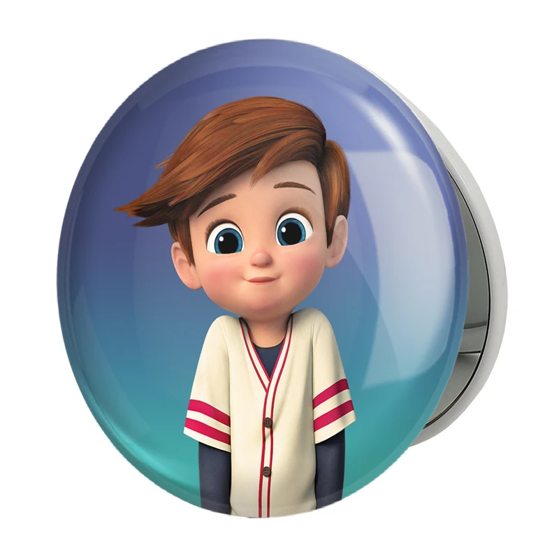 آینه جیبی خندالو طرح بچه رئیس Boss Baby مدل تاشو کد 12529 