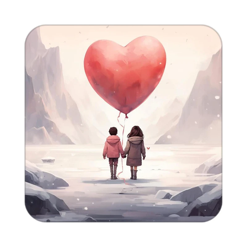 زیر لیوانی کاکتی مدل عاشقانه کد mp10730