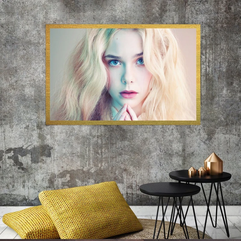 تابلو بکلیت طرح بازیگر اله فانینگ مدل قاب شاسی T-S7809