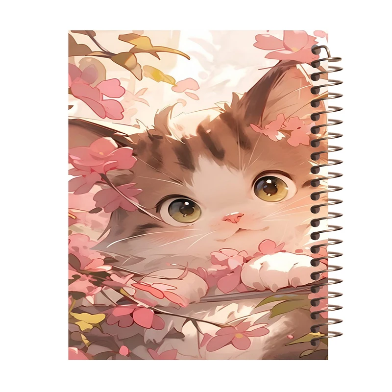 دفتر شکرگزاری 60 برگ طرح گربه کد T134