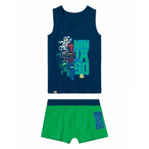 ست تاپ و شلوارک پسرانه لگو مدل e-99542