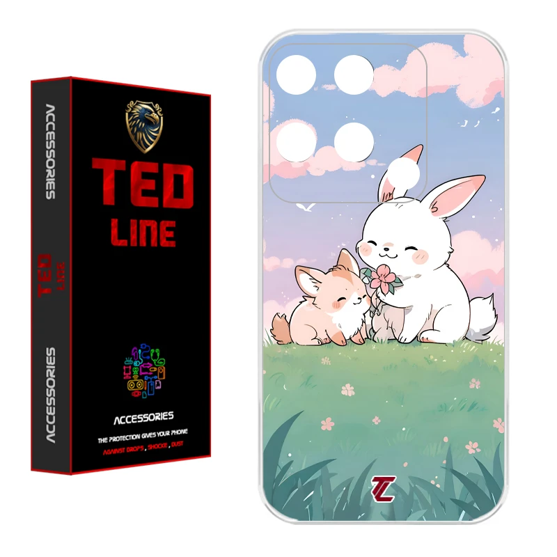کاور تدلاین طرح خرگوش کد 1184 مناسب برای گوشی موبایل شیائومی Redmi 10C / Poco C40
