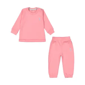 ست تی شرت آستین بلند و شلوار دخترانه روح مدل 2181132-85