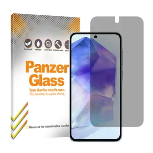 Panzer Glass Resistant model privacy screen protector suitable for Samsung Galaxy A55 mobile phone