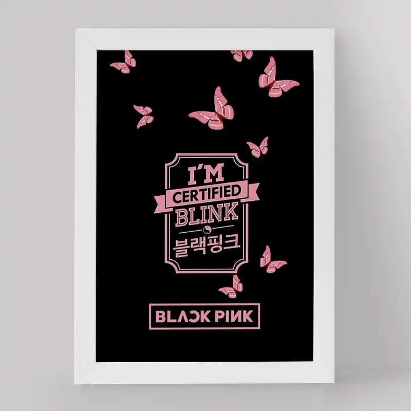 تابلو خندالو مدل گروه بلک پینک کد 16696