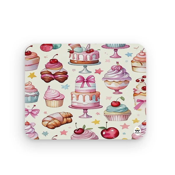 ماوس پد شادیت مدل کیک کد 02 سایز 24*19 سانتی متر