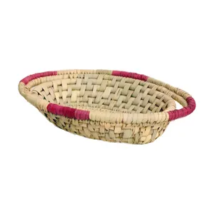 سبد میوه خوری حصیری مدل آجری کد 013