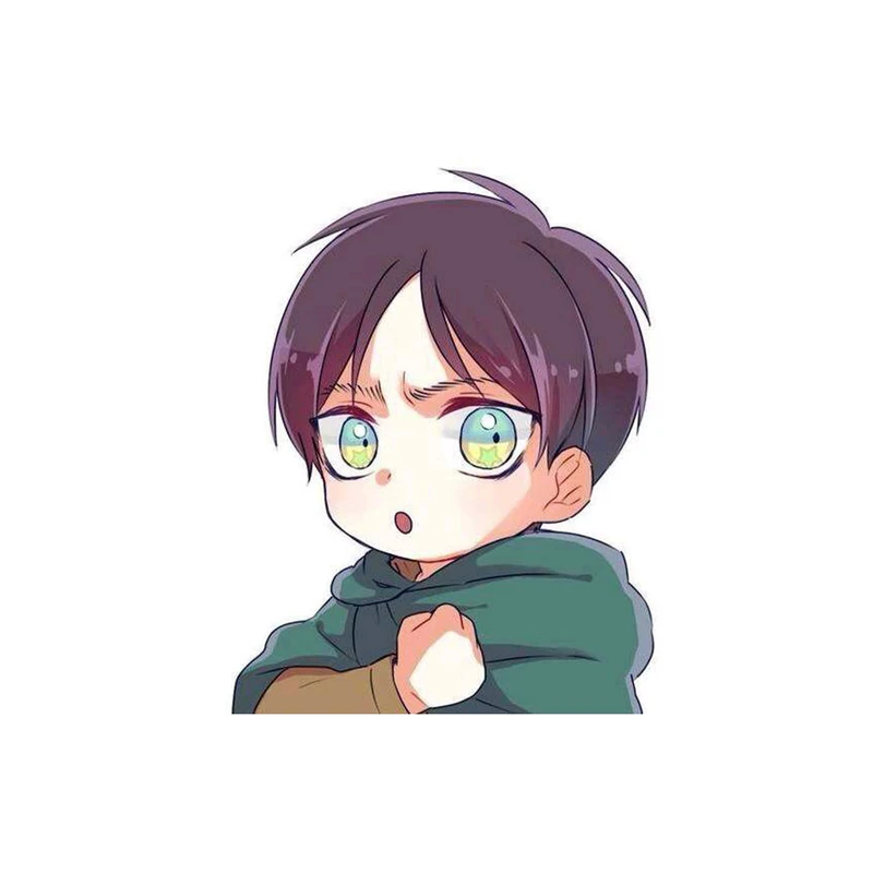 استیکر لپ تاپ و موبایل مدل انیمه طرح حمله به تایتان ارن یگر Attack on Titan Eren Yeager کد 4262