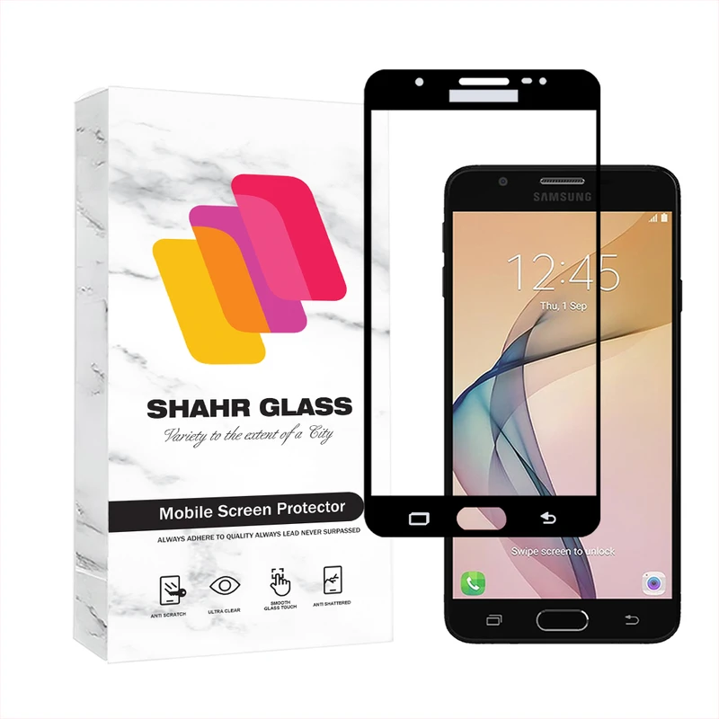 محافظ صفحه نمایش شهر گلس مدل FULSLSH مناسب برای گوشی موبایل سامسونگ Galaxy J7 Prime /  G610 / On7 Prime