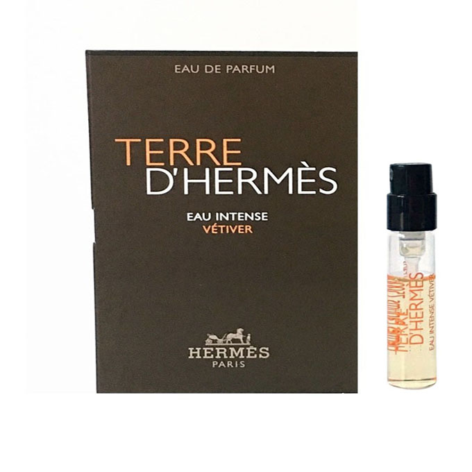 عطر جیبی مردانه هرمس مدل Terre dHermes Eau intense vetiver حجم 2 میلی لیتر