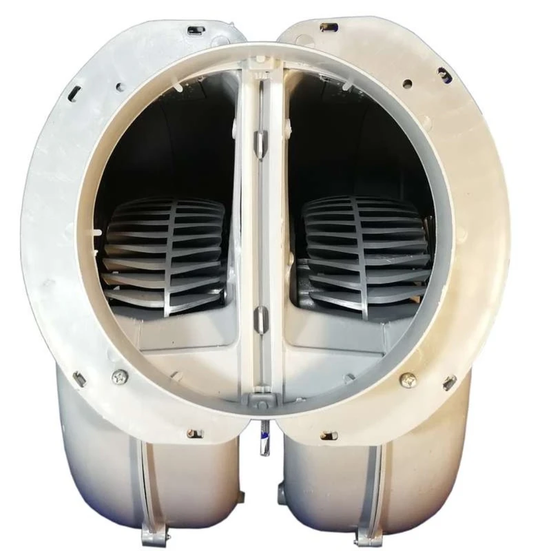 عکس شماره 6 : دستگاه دمنده و مکنده مدل فن حلزونی دو سرشفت سوپر فن پلاس