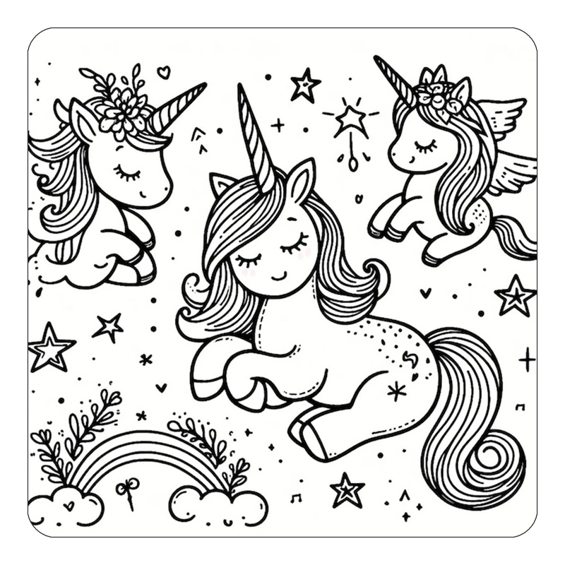 مگنت کاکتی طرح اسب تک شاخ و یونیکورن مدل mp31411