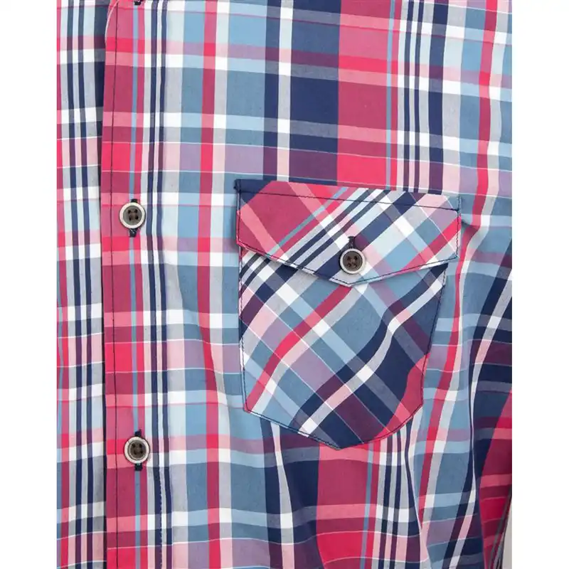 پیراهن آستین بلند مردانه ریزرود مدل MH351