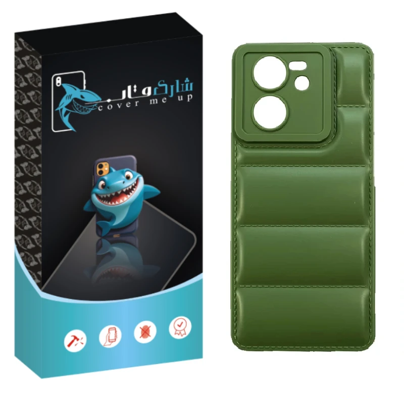 کاور شارک قاب مدل پافری مناسب برای گوشی موبایل شیائومی Mi 13T / Mi 13T Pro