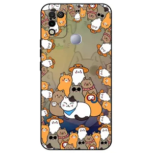 Megafone Cats 7717 Cover For Infinix Hot 10 Play / Hot 11 Play