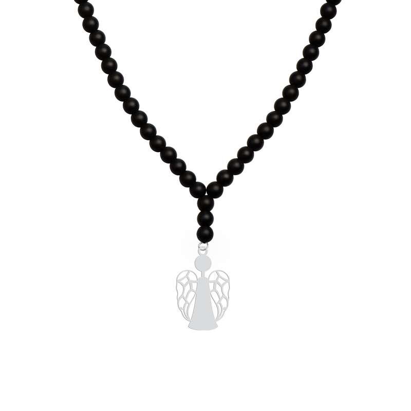 گردنبند نقره زنانه هایکا مدل فرشته کد n.ha1-725