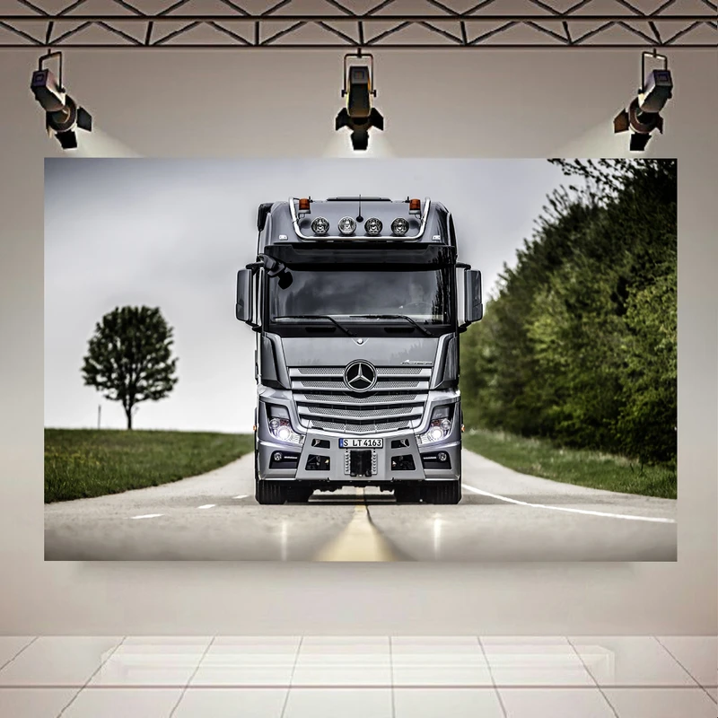 استیکر طرح ماشین سنگین مدل Mercedes Actros کد AR2265