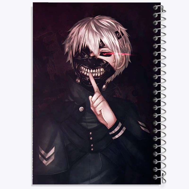 دفتر شطرنجی 50 برگ خندالو طرح انیمه توکیو غول (Tokyo Ghoul) کد N4949