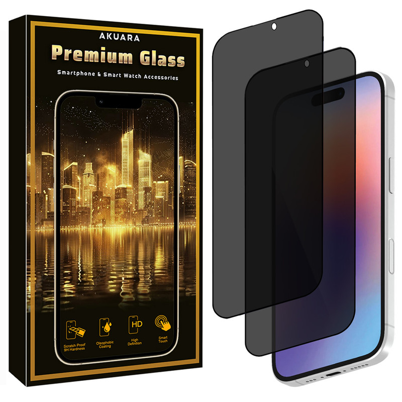 محافظ صفحه نمایش آکوآرا مدل Premium PRV2 مناسب برای گوشی موبایل اپل iPhone 17 Pro بسته دو عددی