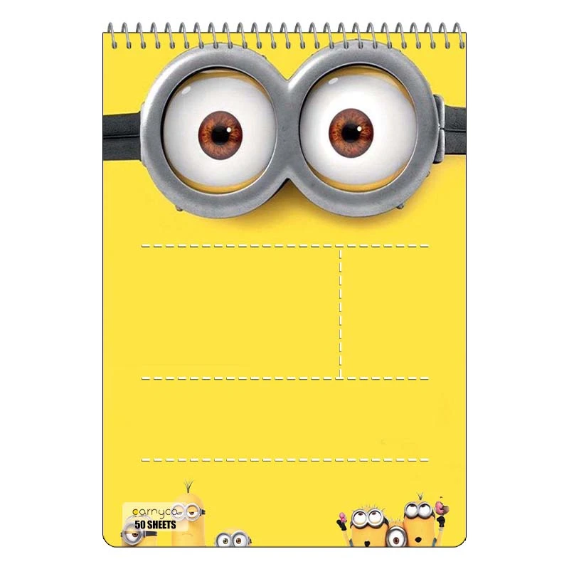 دفتر نقاشی 50 برگ سیمی کارنیکا طرح مینیون ها Minions کد 65833