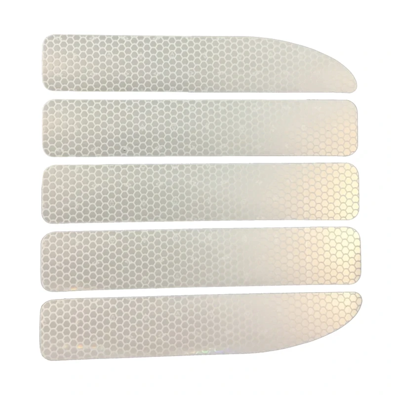 برچسب شبرنگ سپر عقب خودرو کد ss1 مناسب برای تیبا بسته 5 عددی