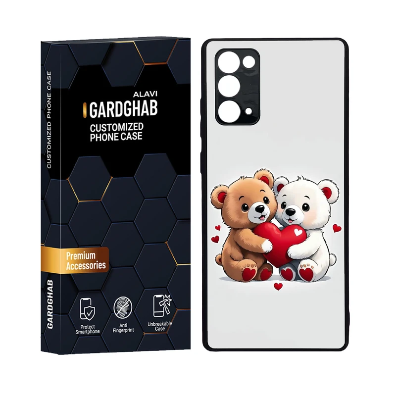 کاور گارد قاب علوی مدل دور ژله ای فانتزی مناسب برای گوشی موبایل سامسونگ Galaxy Note 20