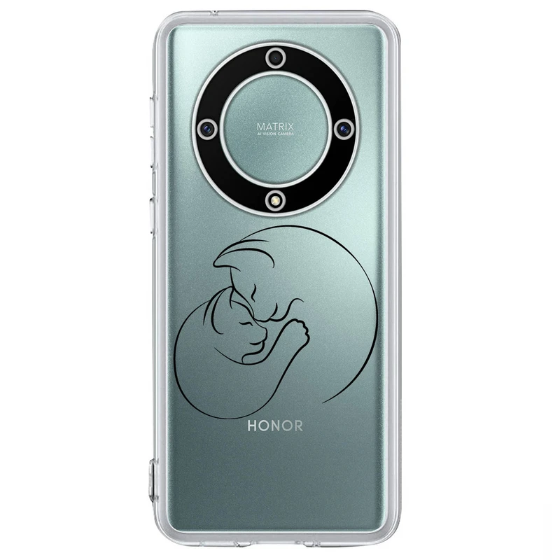 کاور مگافون طرح گربه مدل C61-B مناسب برای گوشی موبایل آنر X9A