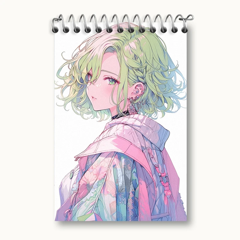 دفتر یادداشت 50 برگ خندالو مدل دخترانه کد F633