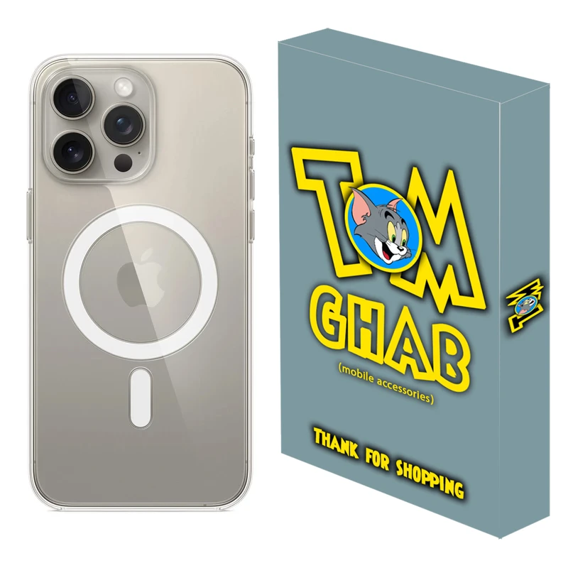 کاور تام قاب مدل مگ سیف طرح MGSAFE مناسب برای گوشی موبایل اپل iPhone 16 Pro Max