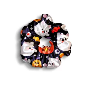 کش مو زنانه مدل اسکرانچی هالووین بامزه 023