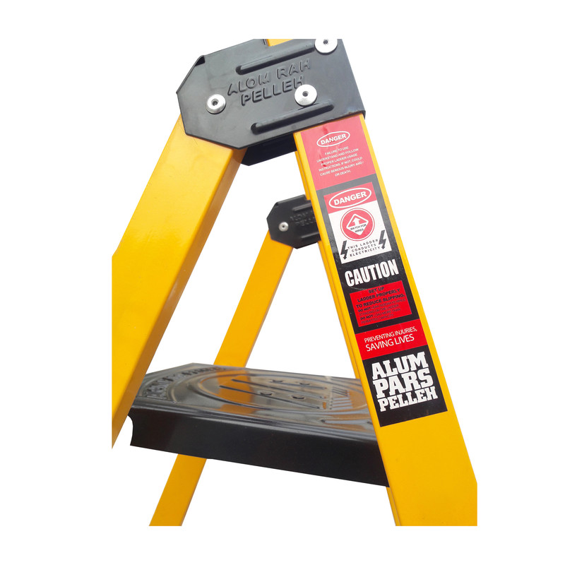 نردبان 5 پله آلوم پارس مدل الماس