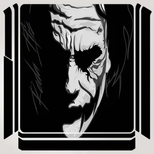 برچسب پلی استیشن ۴ مدل  joker monochrome  کد PSS-342  