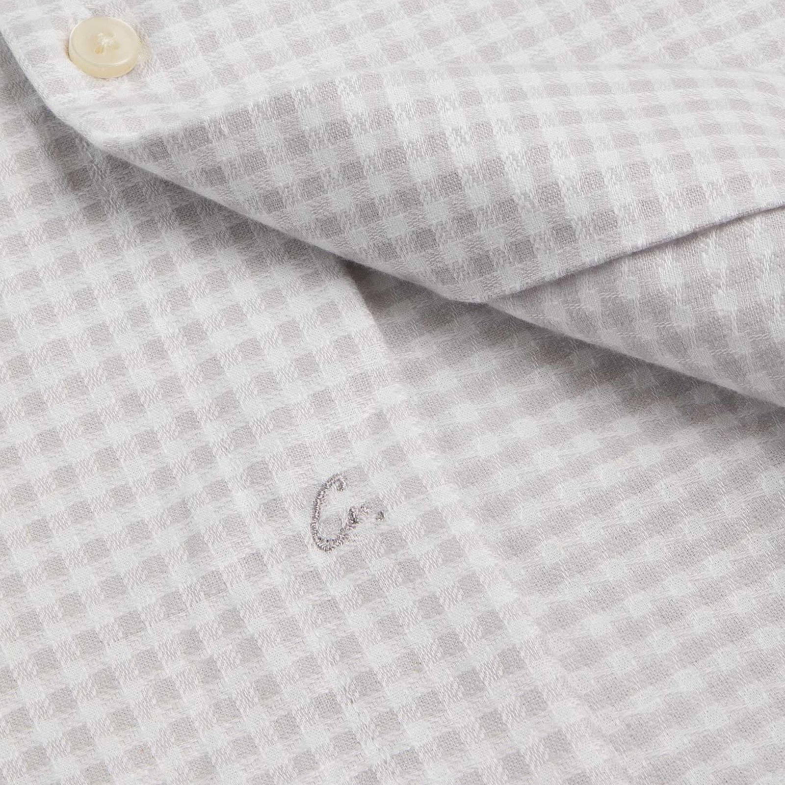 پیراهن آستین بلند یقه برگردان مردانه کروم مدل لینن 2510129 - - 3