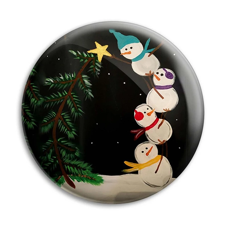 مگنت پرمانه طرح snowman کد pmag.25571