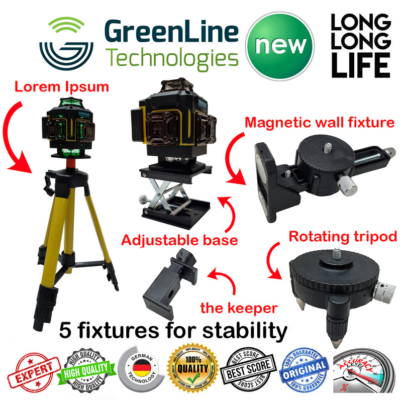 تراز لیزری ماکیتا مدل4 بعدی 16 لاین کد Mak 360-4D نور سبز تراز لیزری ماکیتا مدل4 بعدی 16 لاین کد Mak 360-4D نور سبز